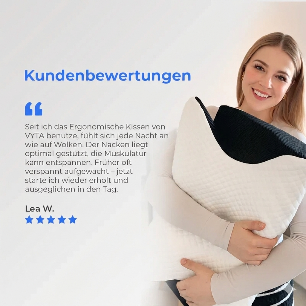 Ergonomisches Kissen für maximale Erholung