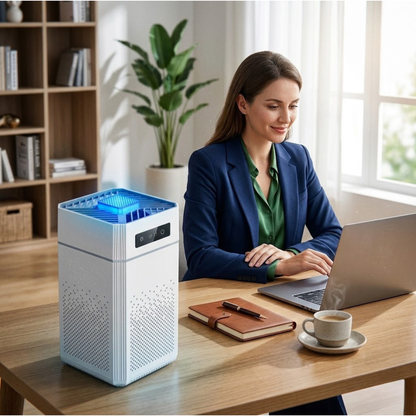 Smarter HEPA-Luftreiniger für reine Wohlfühlluft