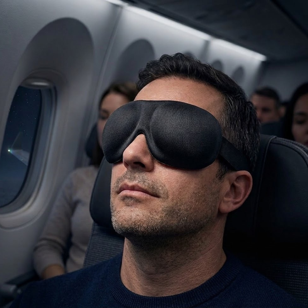 Ergonomische Premium 3D-Schlafmaske