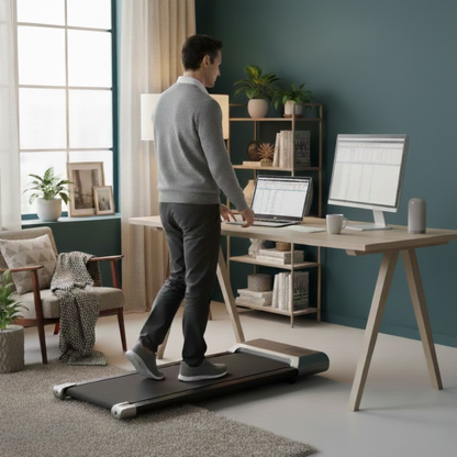 Ultra-flaches Walking Pad für Home-Office & Fitness