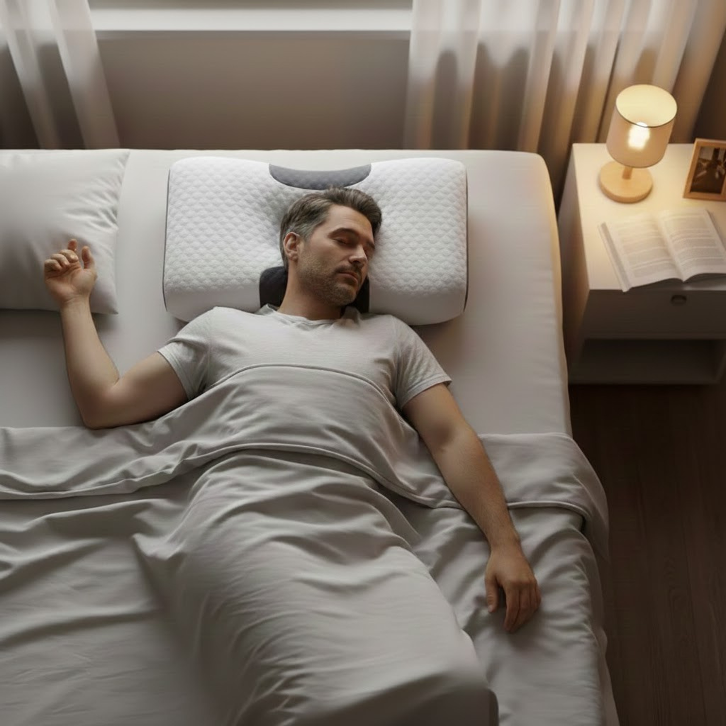 Ergonomisches Kissen gegen Nackenschmerzen