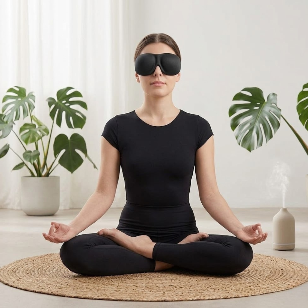 Ergonomische Premium 3D-Schlafmaske