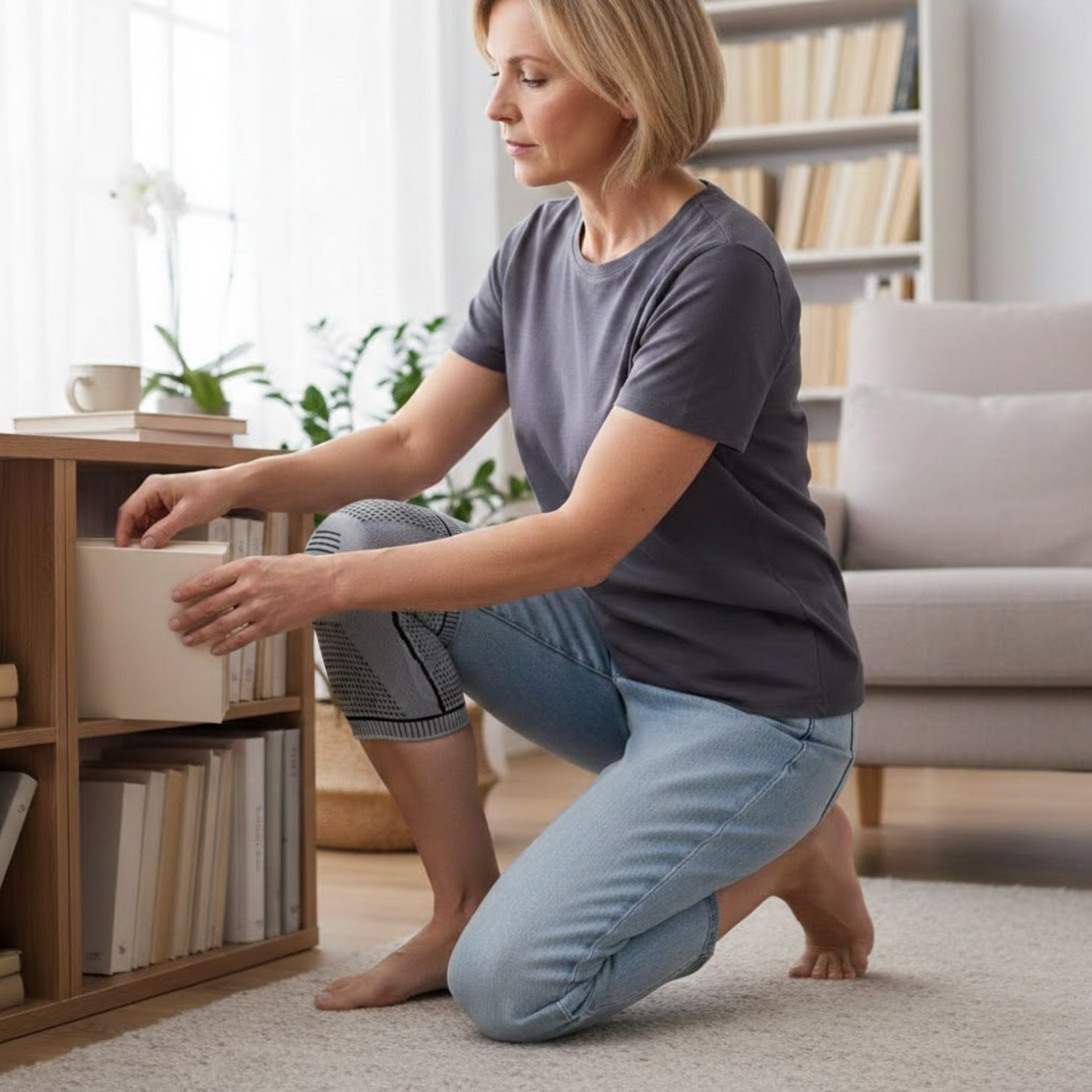 Orthopädische Kniebandage zur Gelenkentlastung