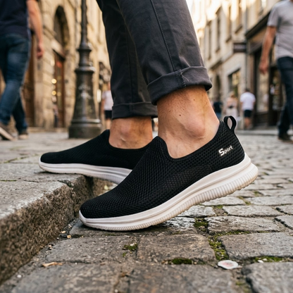 Atmungsaktive Slip-On Barfußschuhe mit Anti-Rutsch-Sohle