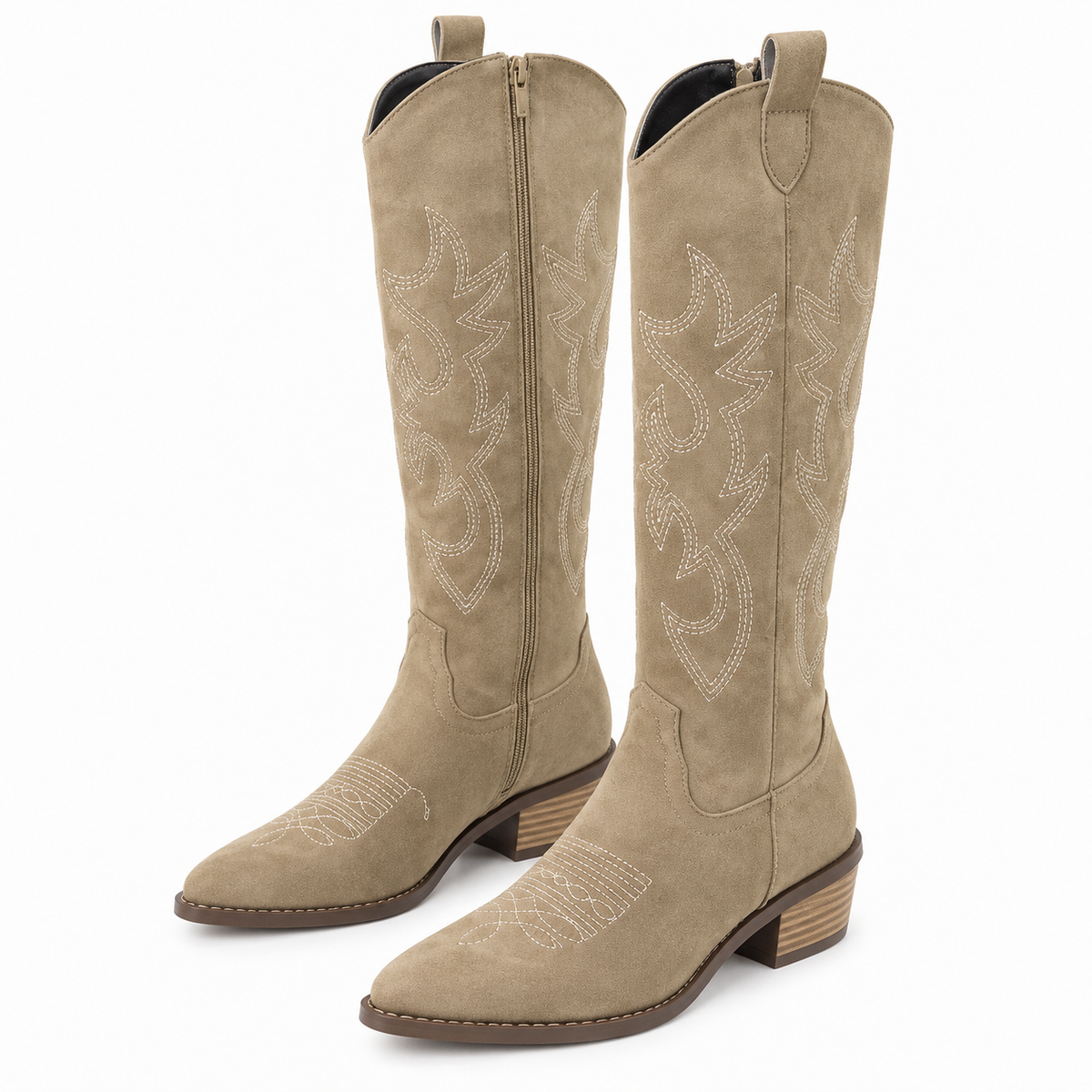 Lola Western-Stiefel – Kniehohe Damen-Cowboystiefel mit Stickerei