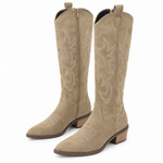 Lola Western-Stiefel – Kniehohe Damen-Cowboystiefel mit Stickerei