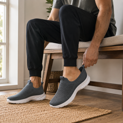 Barfußschuh Slip-On Sneaker mit Strick-Obermaterial