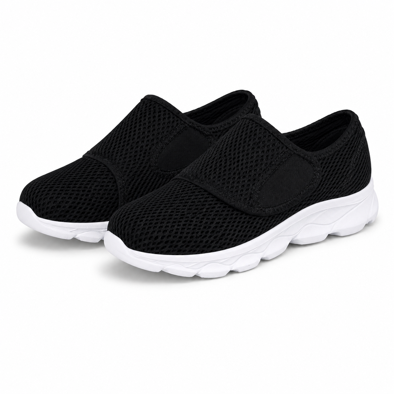 Orthopädische Weite Klett-Schuhe für geschwollene Füße