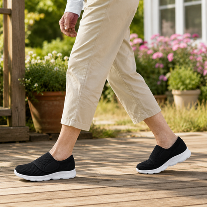 Orthopädische Weite Klett-Schuhe für geschwollene Füße