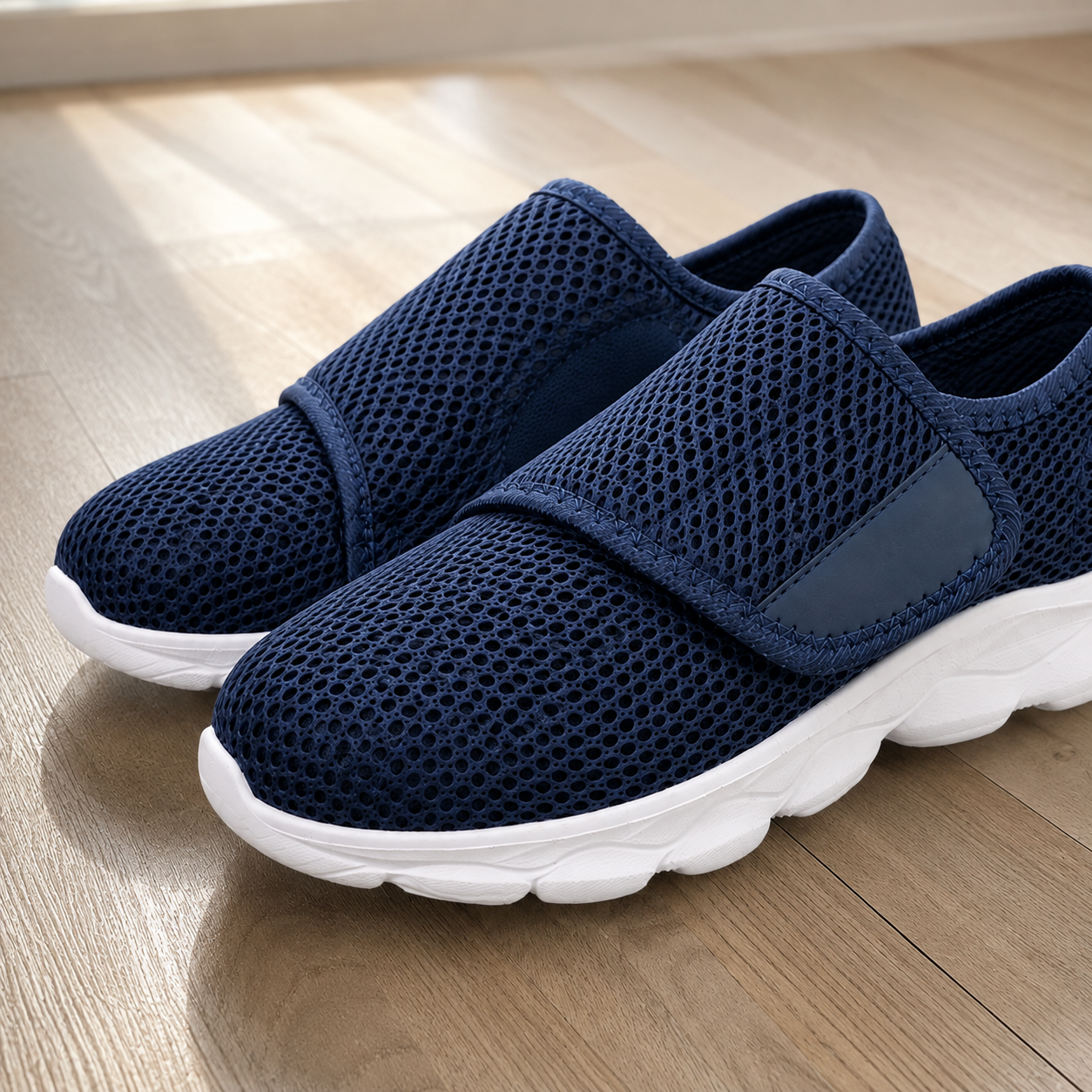 Orthopädische Weite Klett-Schuhe für geschwollene Füße
