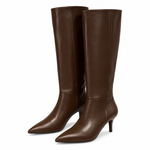 Ava Stiefel – Kniehohe Damenstiefel in Glattlederoptik