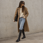 Elin Reitstiefel – Kniehohe Damenstiefel mit Schnalle
