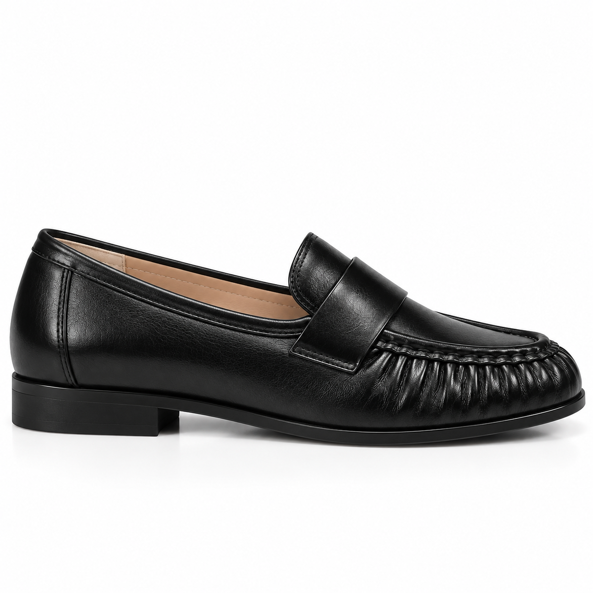 Lia Loafer – Weiche Damen-Loafer mit Raffung