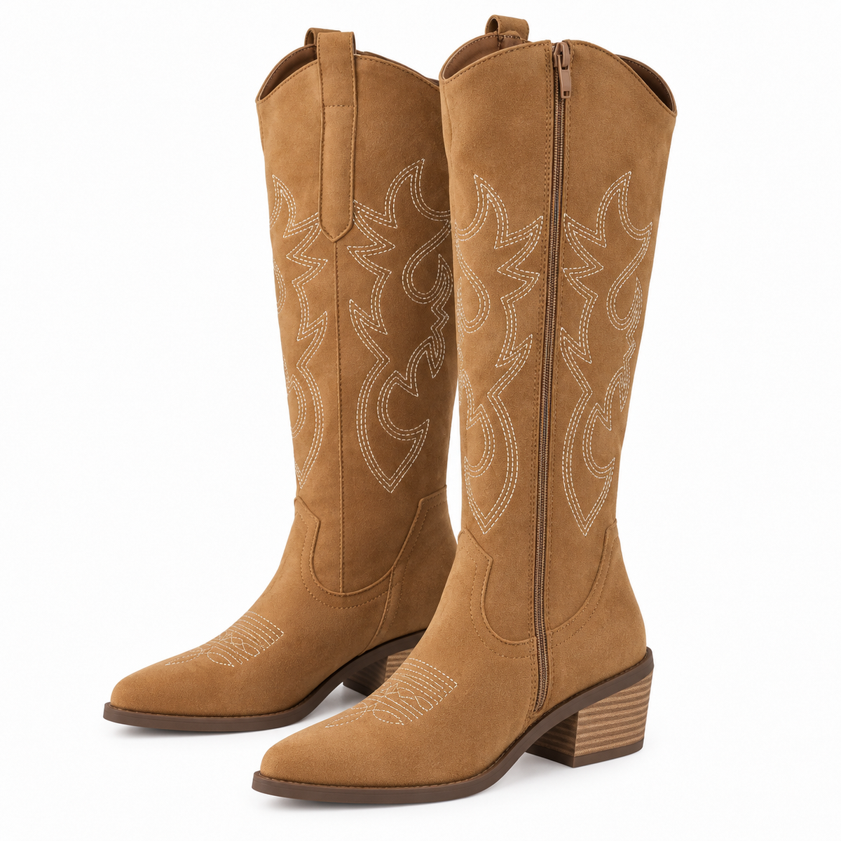 Lola Western-Stiefel – Kniehohe Damen-Cowboystiefel mit Stickerei