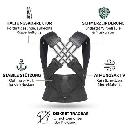 Orthopädische Haltungskorrektur für Entlastung des Rückens