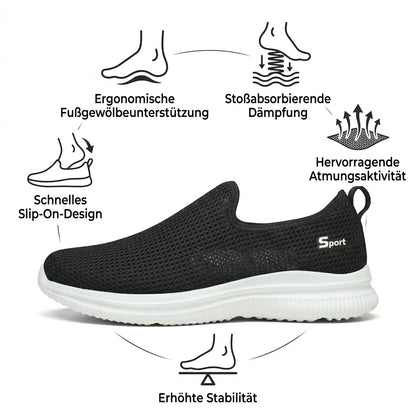 Atmungsaktive Slip-On Barfußschuhe mit Anti-Rutsch-Sohle