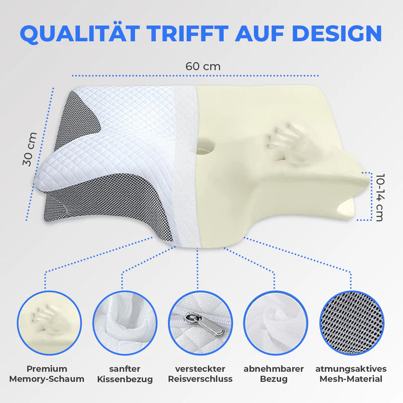 Ergonomisches Kissen für maximale Erholung